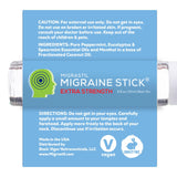 Basic Vigor Migrastil Roll-On menthe-poivrée pour soulager tempes et nuque