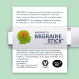 Basic Vigor Migrastil Stick application sur tempes pour rafraîchissement