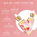 Parfum fraise naturel de BASSI, sillage discret après application.