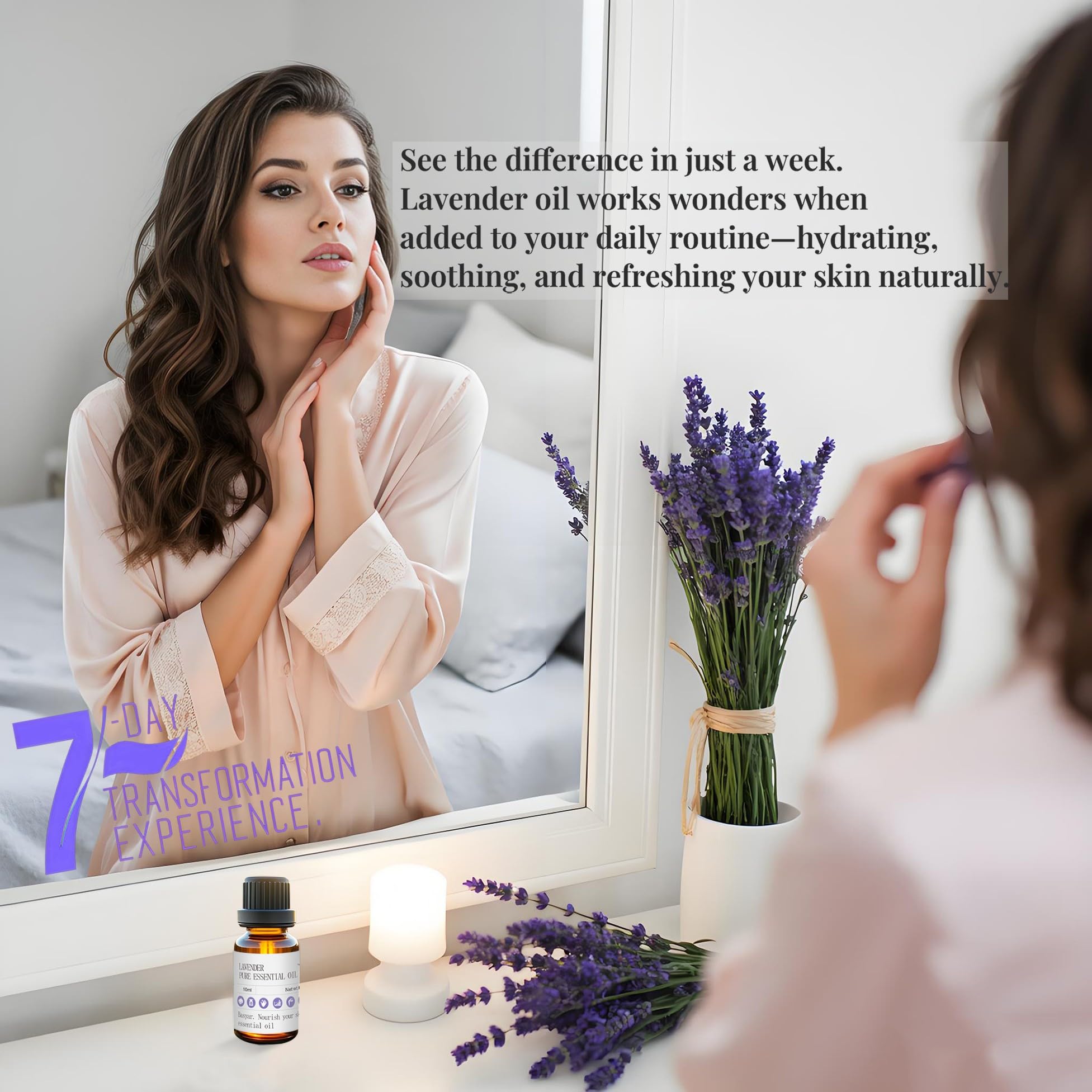 BasYar Pure Lavande — diffuseur doux pour une ambiance apaisante.