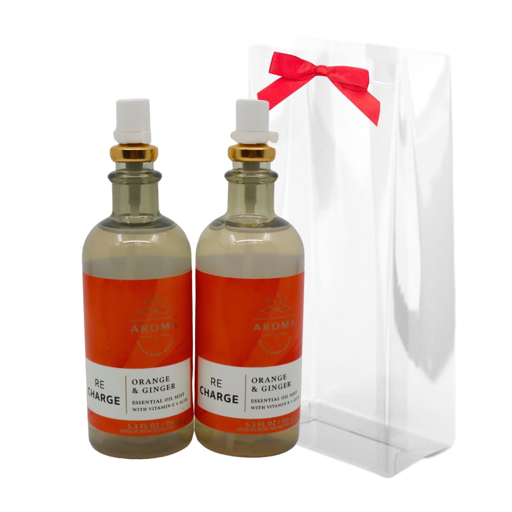 Bath & Body Works Aroma Recharge Orange & Ginger – brume en bouteille prête à l’emploi.