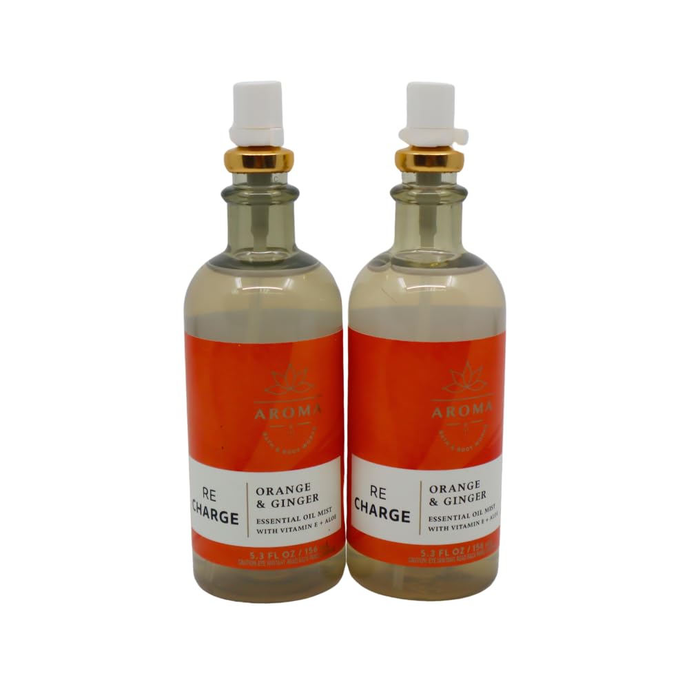 Bath & Body Works Aroma Recharge Orange & Ginger – douche améliorée par une fragrance luxueuse.