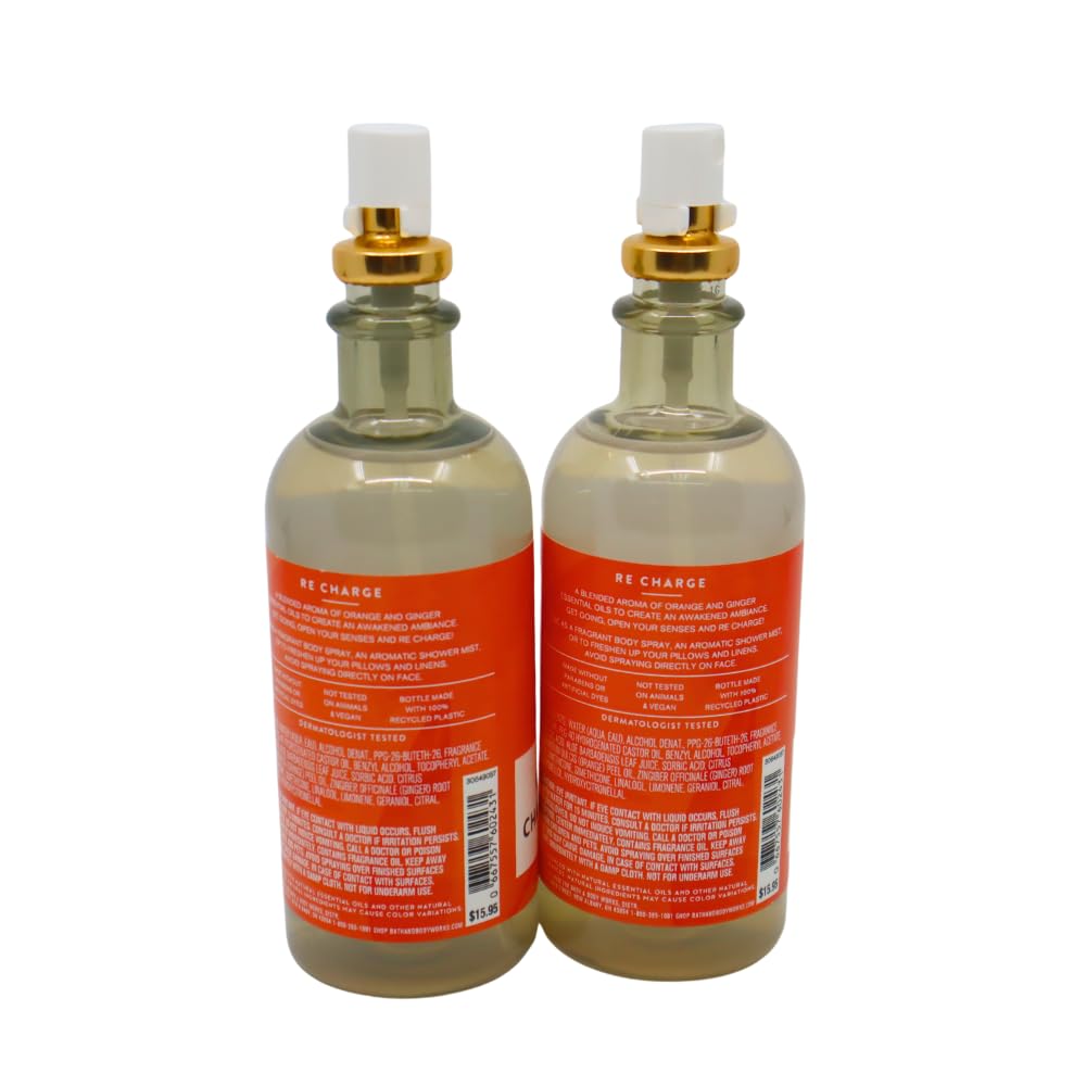 Bath & Body Works Aroma Recharge Orange & Ginger – parfum pour oreillers et linges.
