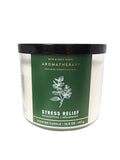 Emballage variable: bougie Bath & Body Works Aromathérapie, évocation fraîche et apaisante pour votre espace
