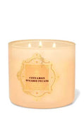Bougie Bath & Body Works White Barn 3-brins pacanes cannelle, ambiance cocooning