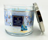 bougie Bath & Body Works parfum hivernal et huile essentielle, expérience cocooning à domicile.