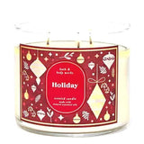 Bougie Bath & Body Works White Barn, 3 mèches, huiles essentielles, ambiance chaleureuse et longue durée.
