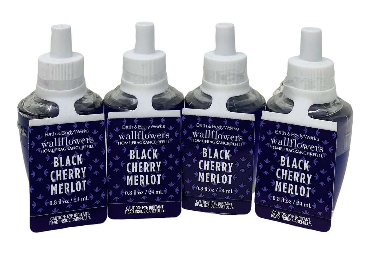 Recharge Bath & Body Works diffuseur cerise noire et merlot, parfum durable jusqu’à 30 jours.