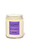 Bougie Bath & Body Works Lavande Vanille, parfum apaisant pour détente nocturne