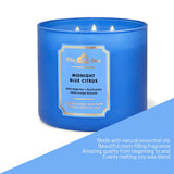 Bath & Body Works Midnight Blue Citrus, huiles essentielles, parfum frais pour détente à domicile.