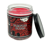 Bougie Bath & Body Works rouge, bocal métal design gothique pour ambiance chic