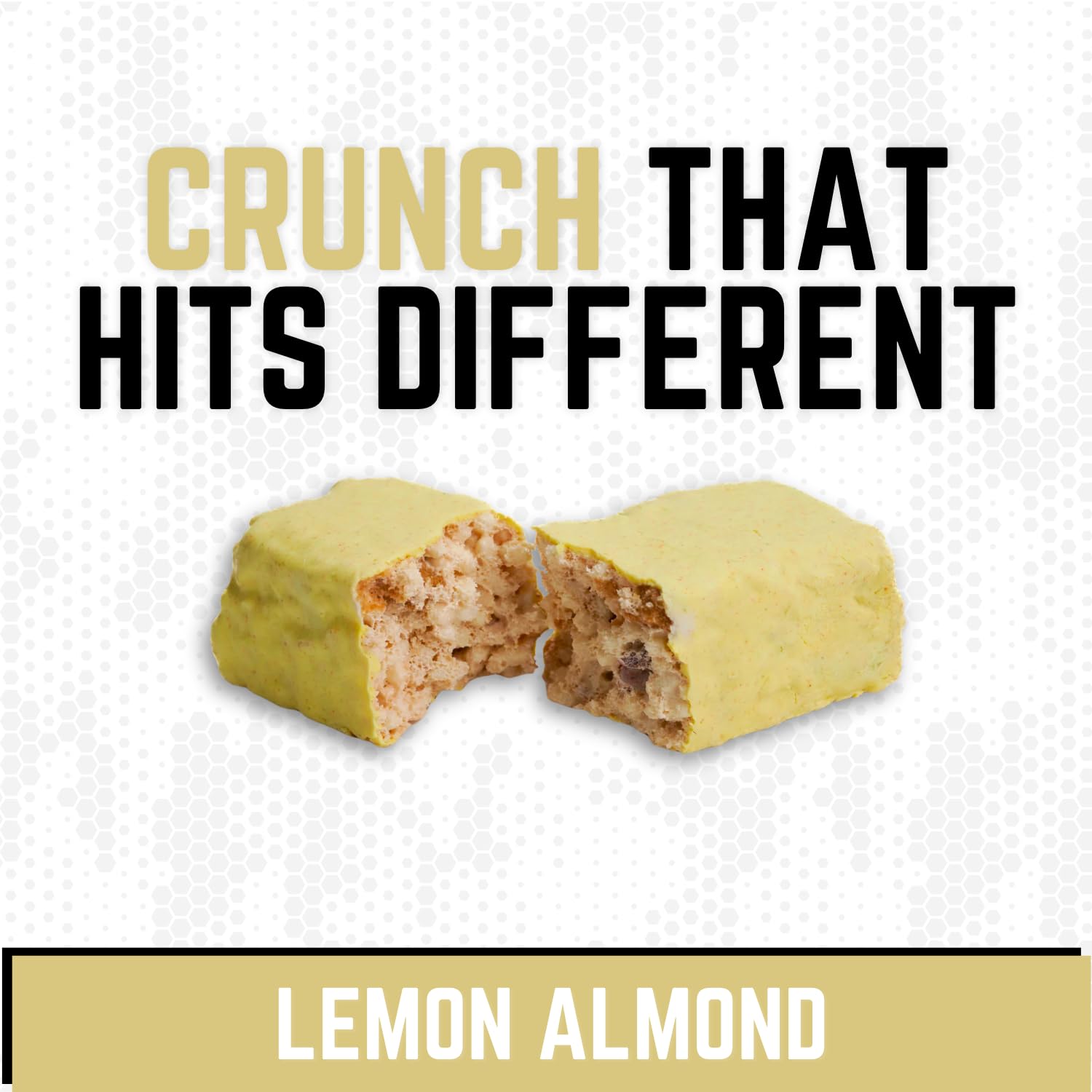 Barre Battle Bars citron-amande, goût subtil rappelant dessert, pratique en tout lieu.