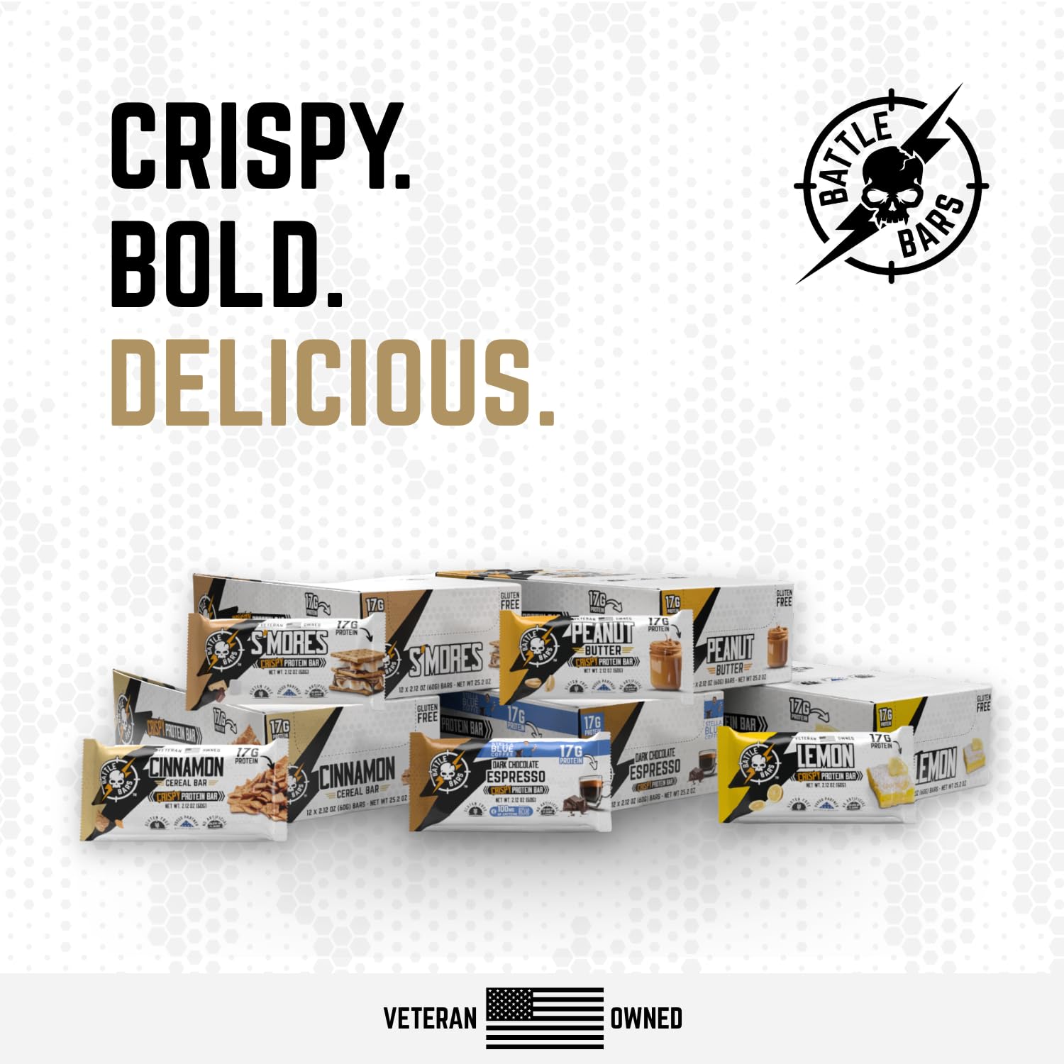 Barre Battle Bars emballage attrayant, idéal cadeau ou collation nomade.