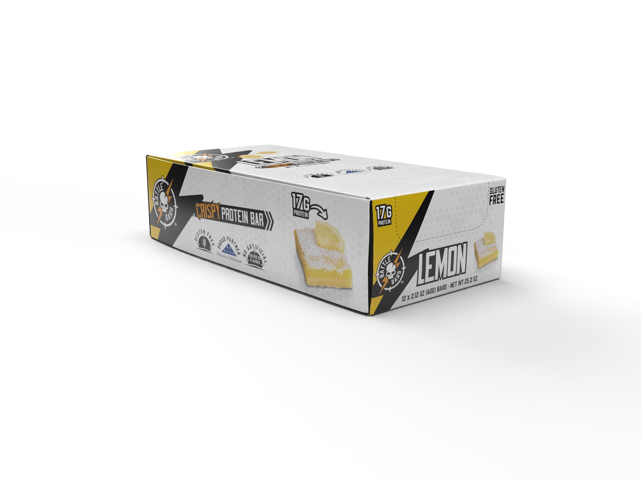 Barre Battle Bars énergie durable sans arômes ni colorants.