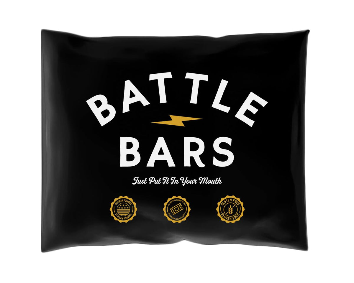 Pack échantillon Battle Bars avec 5 barres protéinées à tester.