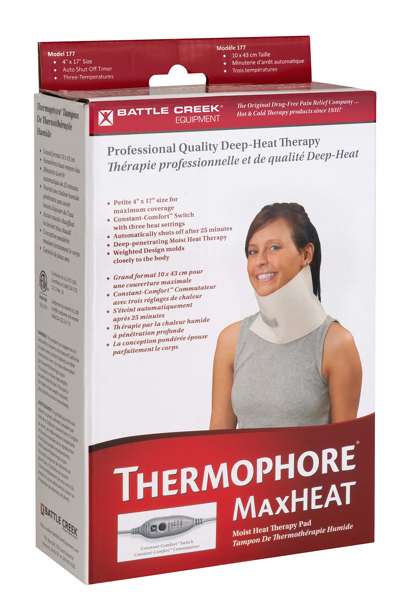 MaxHeat: confort ciblé et chaleur durable après utilisation.