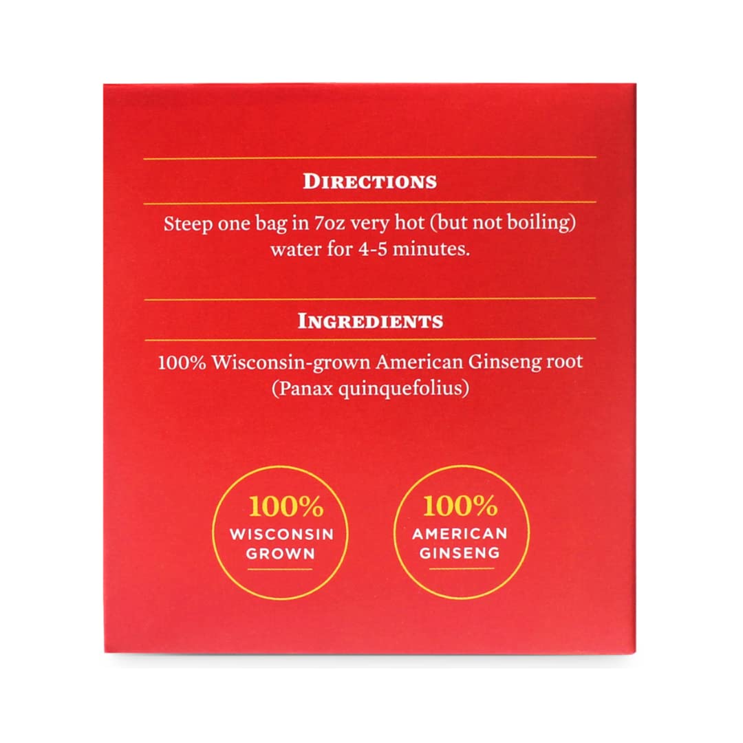Emballage premium Baumann Ginseng, qualité Wisconsin garantie