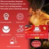 Moment de détente avec Baumann Ginseng, infusion apaisante