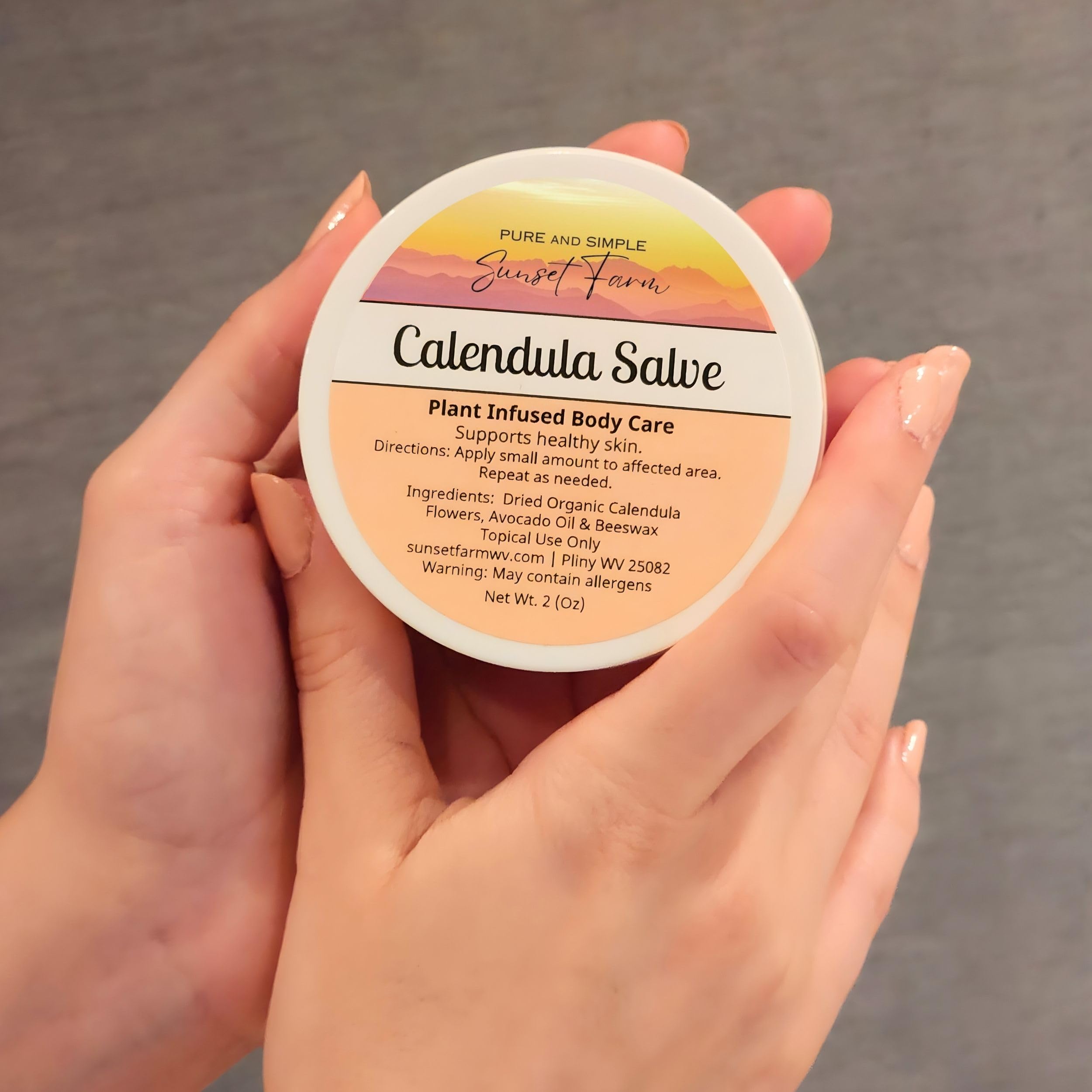 Baume Calendula pour pieds et talons: hydratation après jardinage.