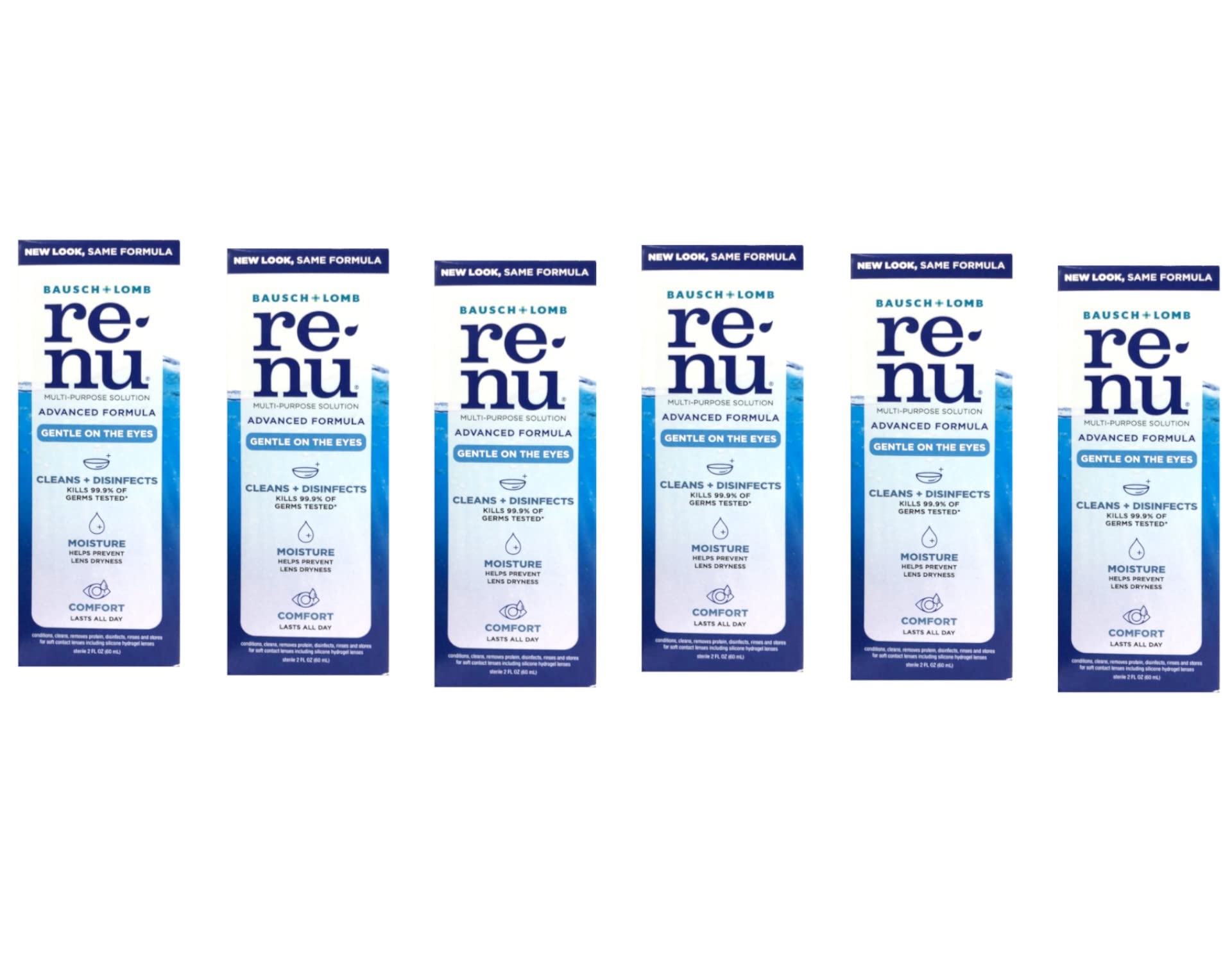 Renu Advanced de Bausch et Lomb, bouteille-2-onces pratique pour voyager et désinfecter