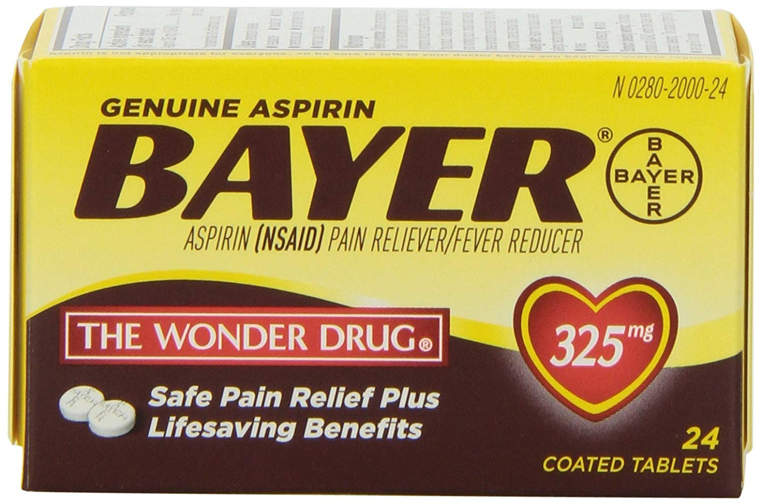 Aspirine Bayer 325 mg – boîte: soulagement rapide des douleurs courantes
