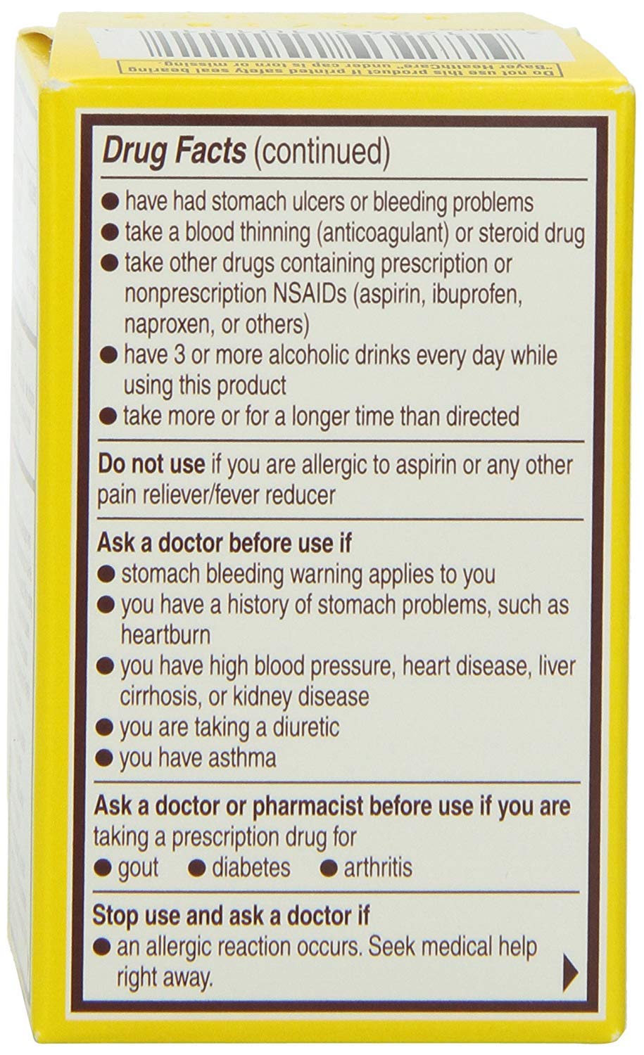 Aspirine Bayer authentique 325 mg – comprimés: soulagement rapide des maux mineurs