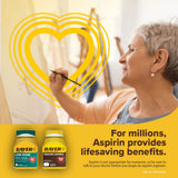 Aspirine Bayer 325 mg caplets dans le cadre d’un régime de prévention cardiovasculaire supervisé.