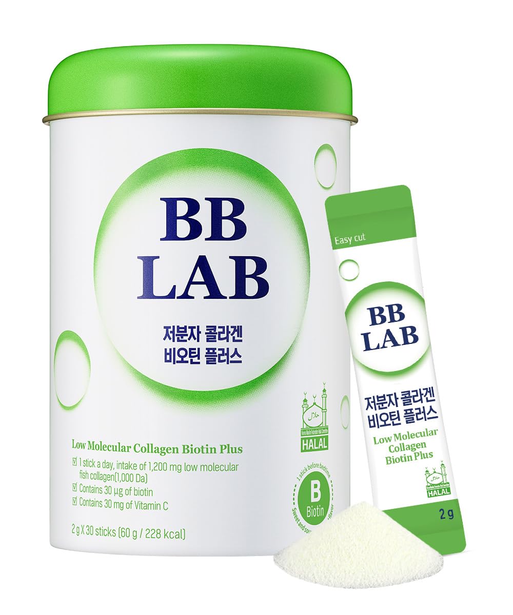 BB LAB stick collagène poisson avec biotine et vitamine C, pratique pour une routine beauté.