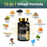 BBEEAAUU Shilajit – formulation 12-en-1, soutien énergétique potentiel.