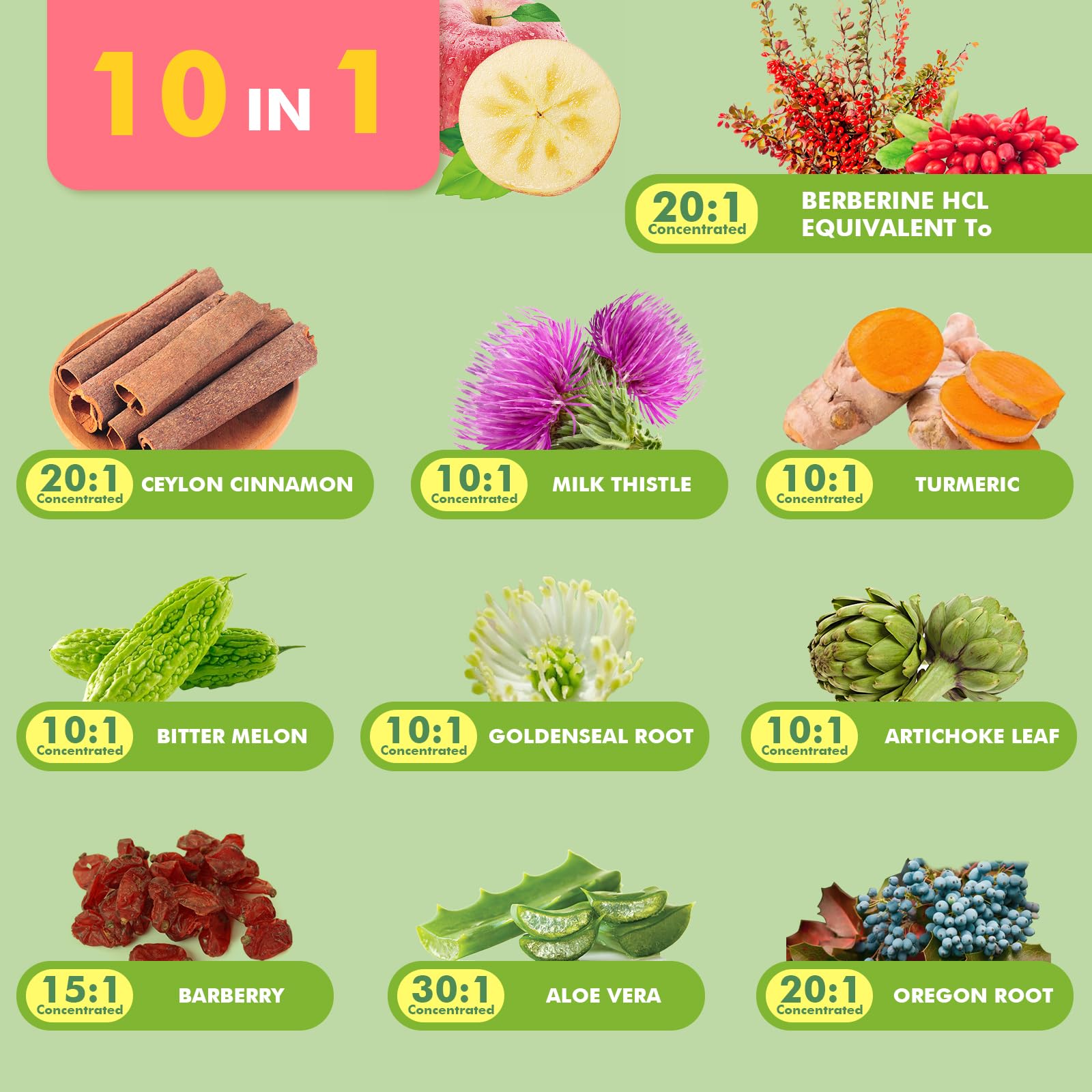 Gouttes B BEWORTHS Berberine – option vegan et sans gluten.
