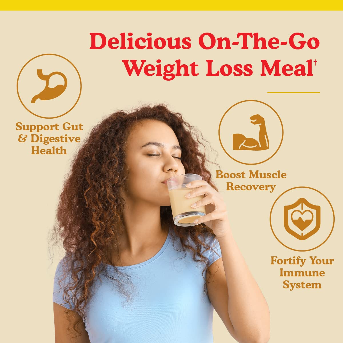 BBfL Shake protéiné végétal – ingrédients curcuma et cannelle, saveur épicée.