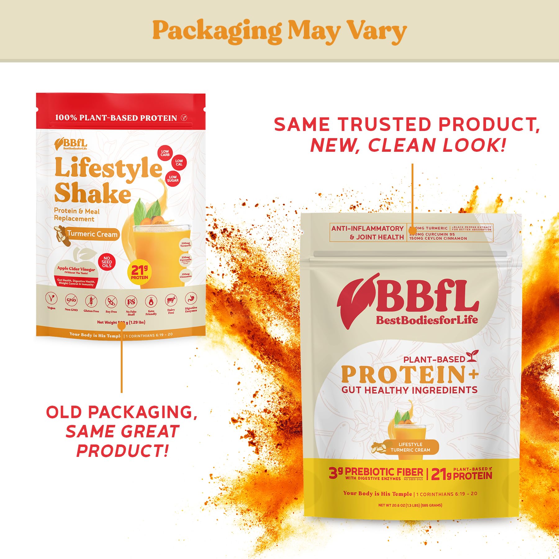 BBfL Shake protéiné végétal – texture crèmeuse, expérience veloutée à chaque prise.