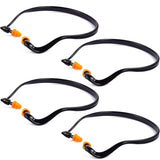 BBTO bouchons d'oreilles avec cordon orange en silicone, réduction du bruit.