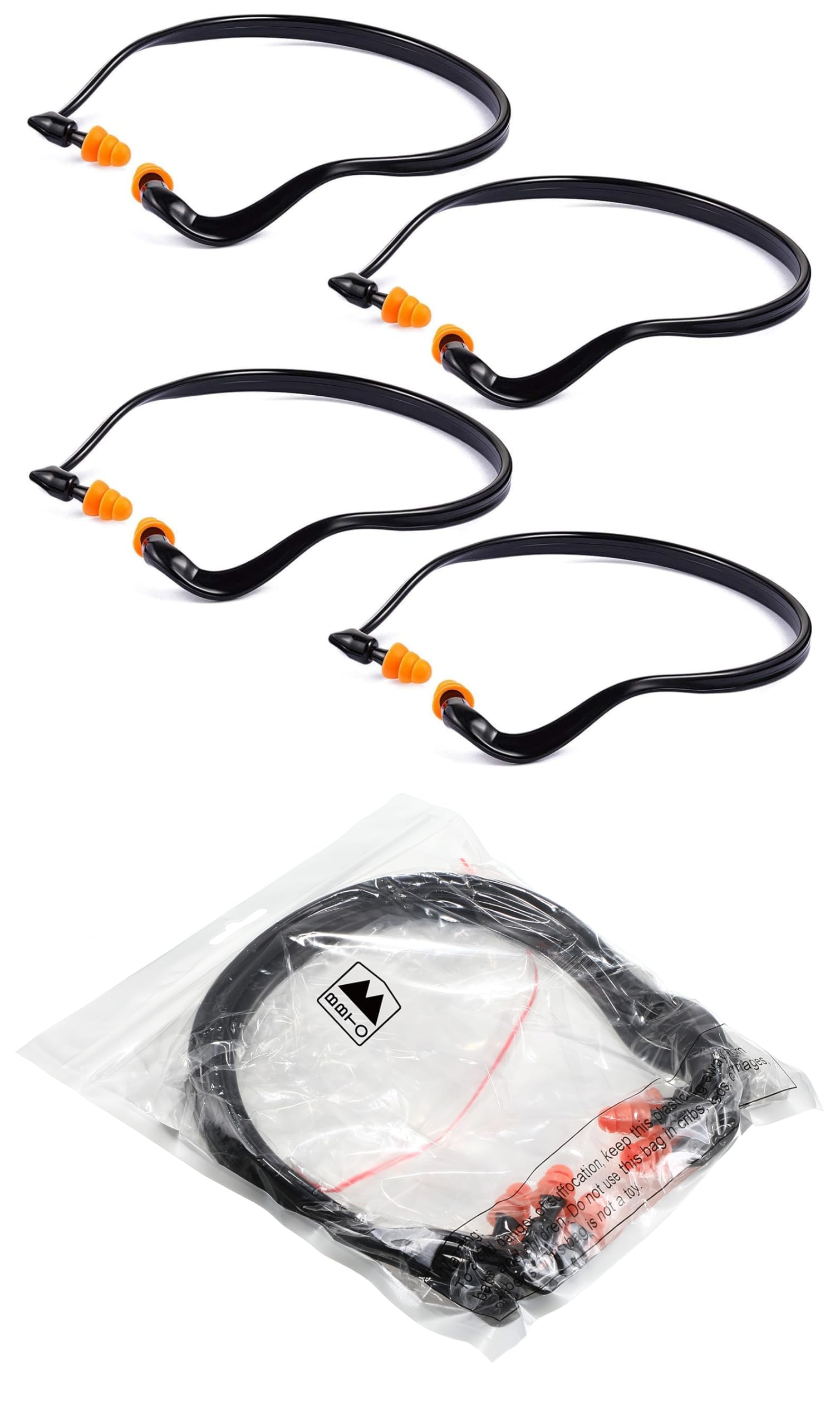 BBTO ensemble de 4 bouchons en silicone, prêts à l'emploi.
