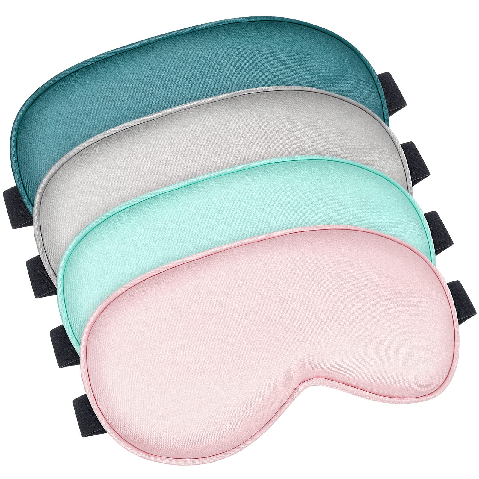 BBTO masque de sommeil en soie, contour-confort pour un repos agréable.