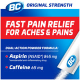 BC Powder Original – stick de dosage prêt à l'emploi pour un soulagement rapide.