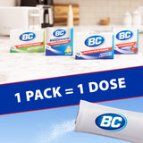 BC Powder usage en déplacement, sachet facile à transporter et à utiliser.