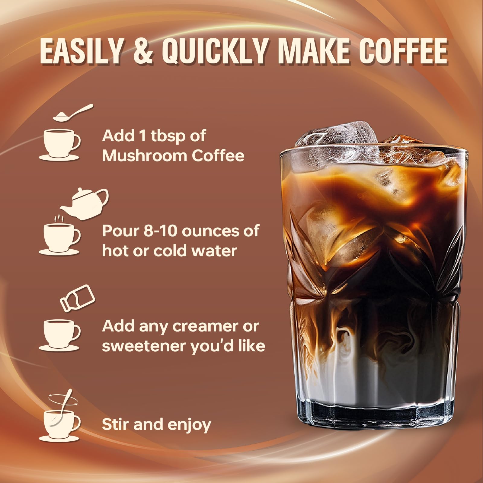 Bcuelov Café boost sans tremblements, concentration naturelle.