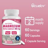 Bcuelov Magnésium Triple – soutien potentiel cœur et énergie.