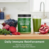 BDQBDQ Champ de Verdure: image d'ingrédients antioxydants pour soutenir l'immunité naturelle.
