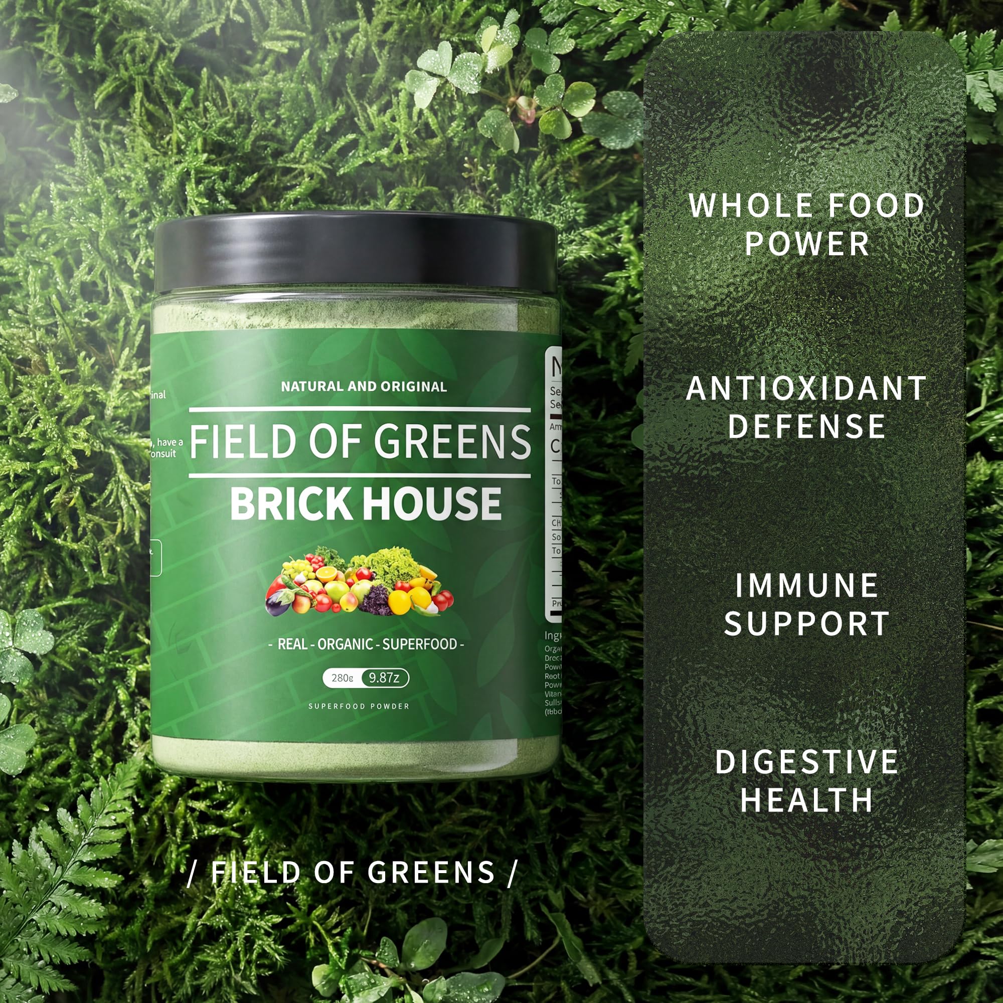 BDQBDQ Champ de Verdure: smoothie matinal prêt à booster l'énergie naturelle.