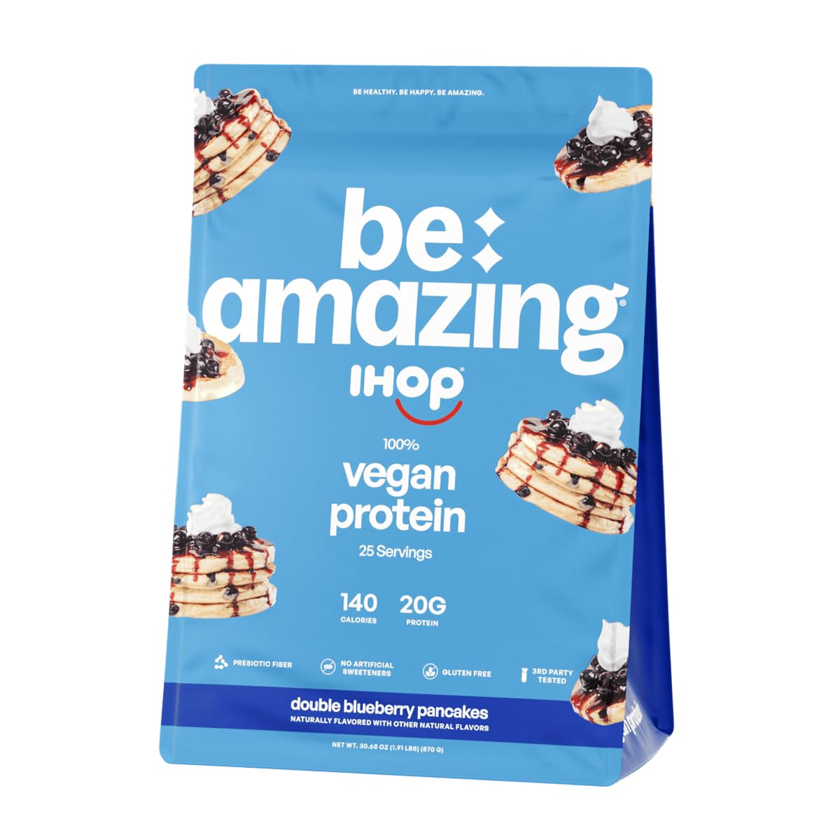 BE AMAZING protéine vegan poudre crèmeuse pour shakes quotidiens