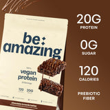 Be Amazing Vegan Protein – poudre et doseur, texture fluide prête à mélanger