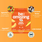BE AMAZING Super Greens mélange fruits et légumes, source naturelle de fibres