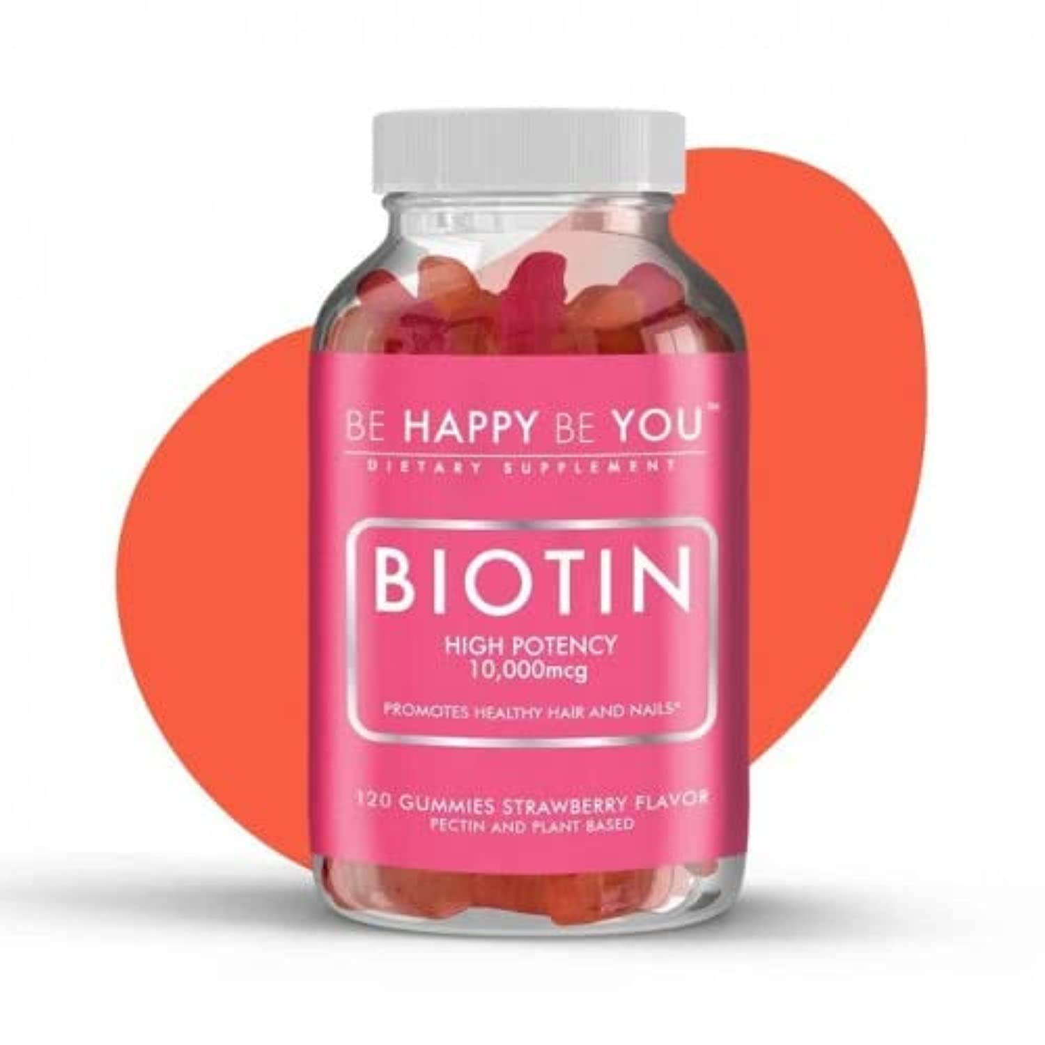 Be Happy Be You Biotine: gommes en bouteille pour cheveux et ongles plus sains.