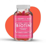 Be Happy Be You Biotine: gommes en bouteille pour cheveux et ongles plus sains.