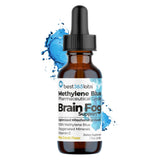Be-OnGuard bleu de méthylène: flacon clair favorisant une concentration potentielle.