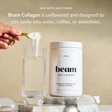 Beam Collagen poudre avec acide hyaluronique pour une peau hydratee.