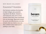 Beam Collagen poudre se melange facilement dans les boissons quotidiennes.