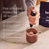 Beam Dream Sleep Powder — préparation dans eau chaude pour une boisson réconfortante.